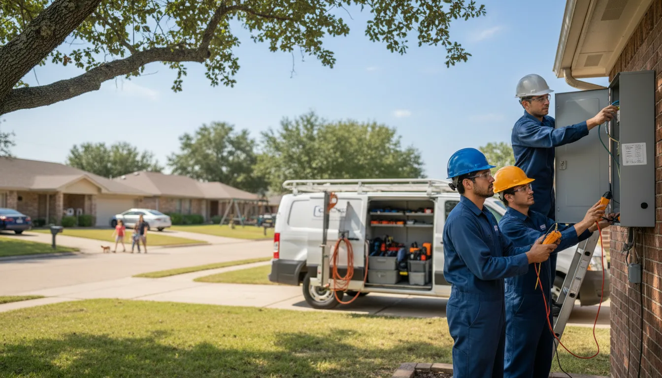 Certified electrician providing emergency electrical services in Pfeifer, KS